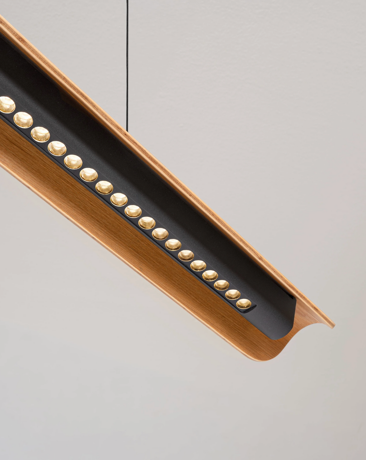 Barne Oak Wood Linear Bar Pendant - ID 15114