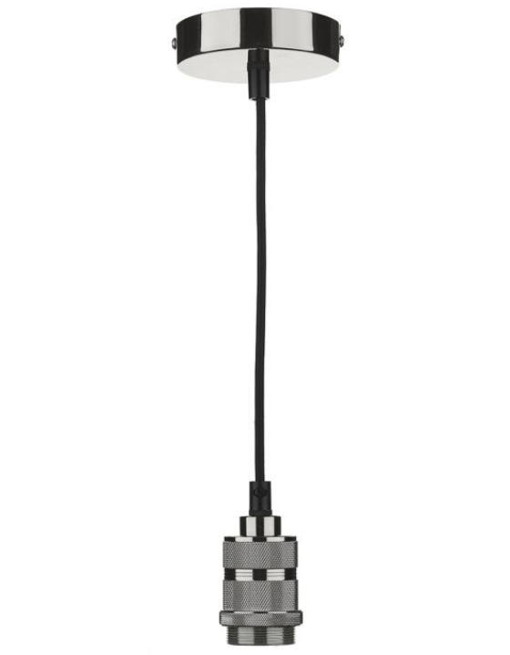 LEN Black/Gun Metal Single Pendant - ID 7185