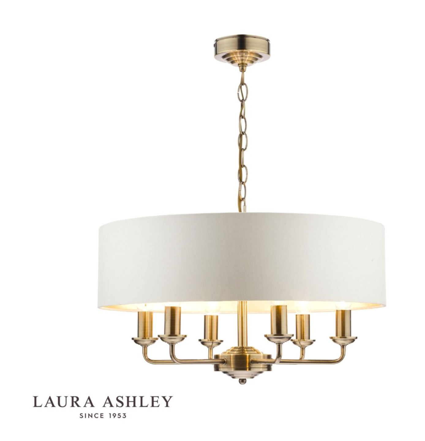 Laura Ashley Sorrento 6 Light - COLOUR OPTIONS;