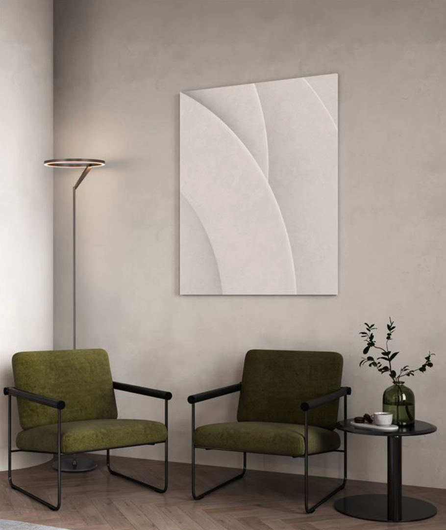 NL TILEA Brushed Nickel Touch Dimmable Floor Light - ID 14523
