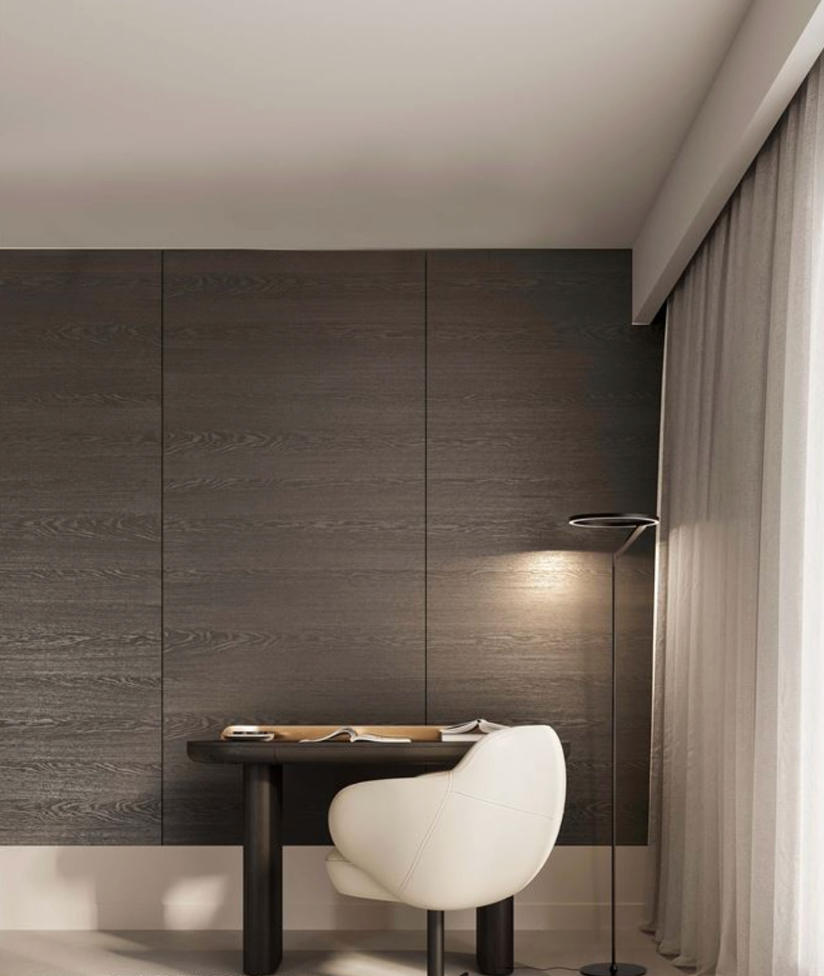 NL TILEA Brushed Black Touch Dimmable Floor Light - ID 14538