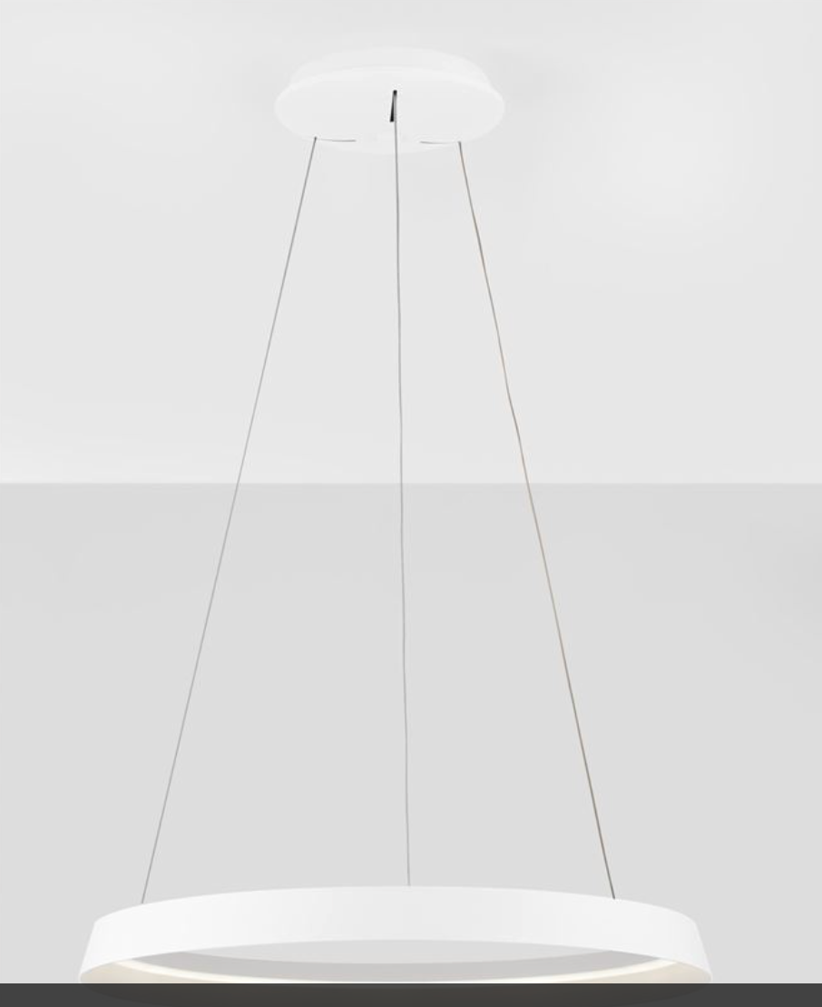 NL Ormie Sandy White Ring Pendant 60cm - ID 14609