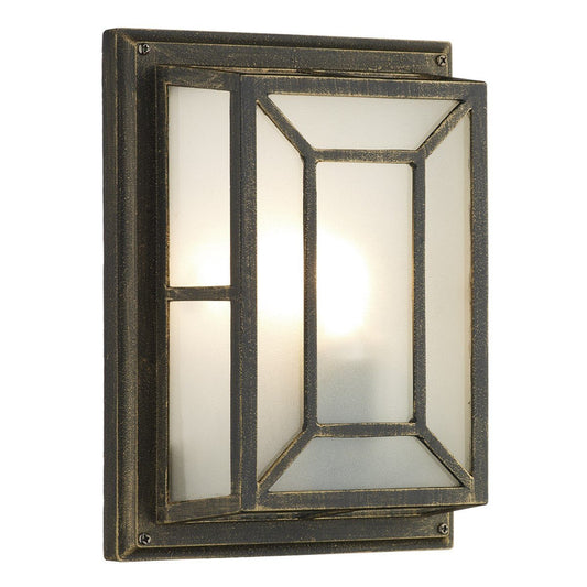 Trent Black Gold Wall Bracket - London Lighting - 1
