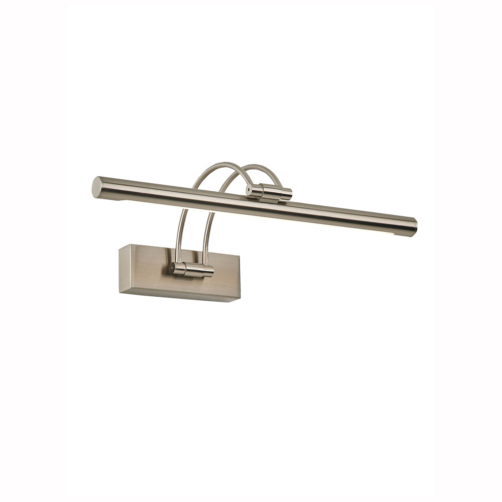 Satin Nickel Small Adjustable Picture Light - OPTIONS