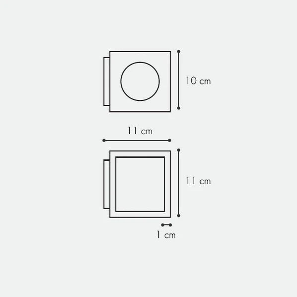 Icone CUBO 2.20 BI Wall Light - ID 5289 - EX-DISPLAY
