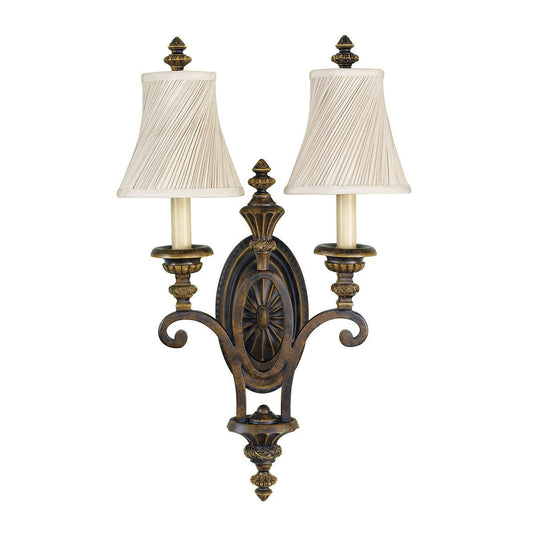 Feiss Drawing Room 2 Light Wall Light 610mm - London Lighting - 1