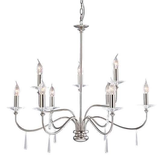 Finsbury Park 9 Arm Chandelier - London Lighting - 2