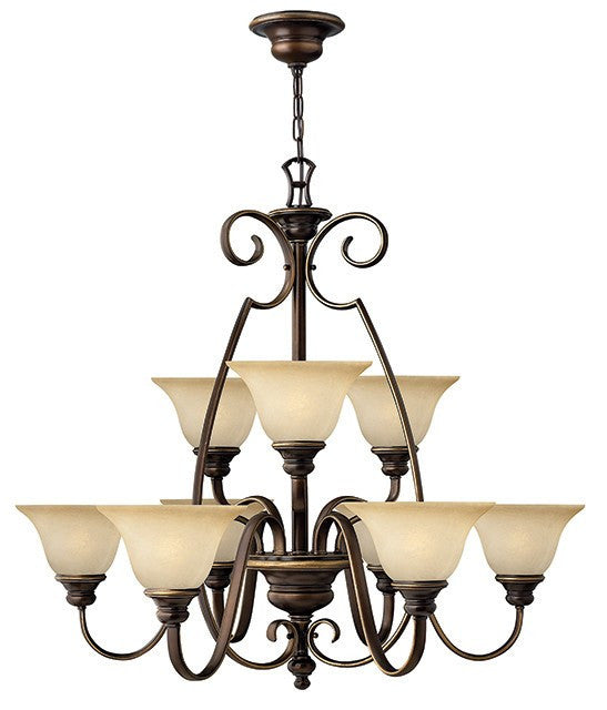 CELLO - 9 Lamp Chandelier - London Lighting - 1