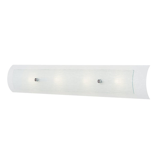 Four Light Polished Chrome Bathroom Wall Light