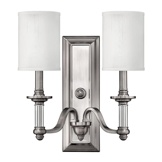 Hinkley Sussex 2 Light Wall Light - London Lighting - 1