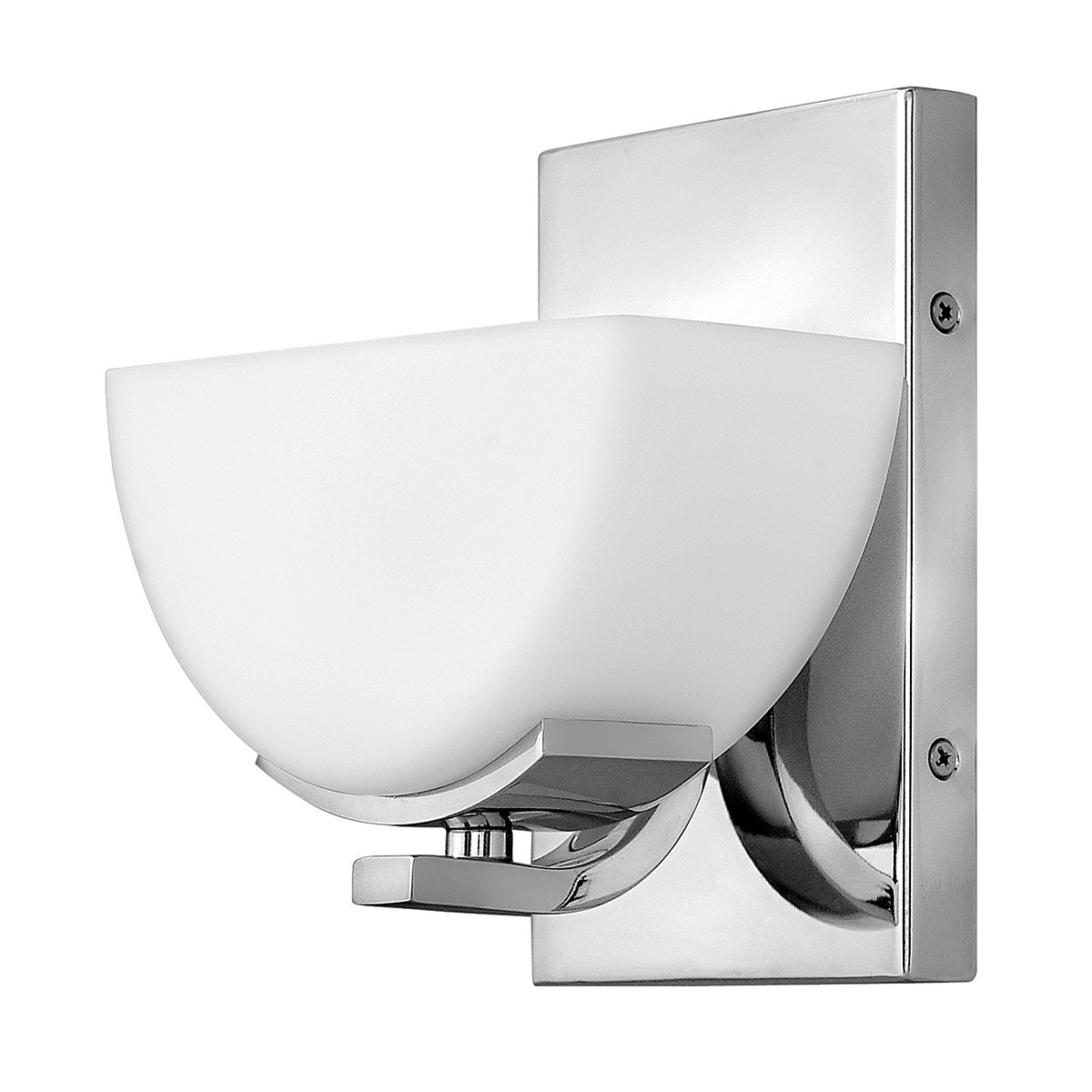 Verve One Light Polished Chrome Bathroom Wall Light