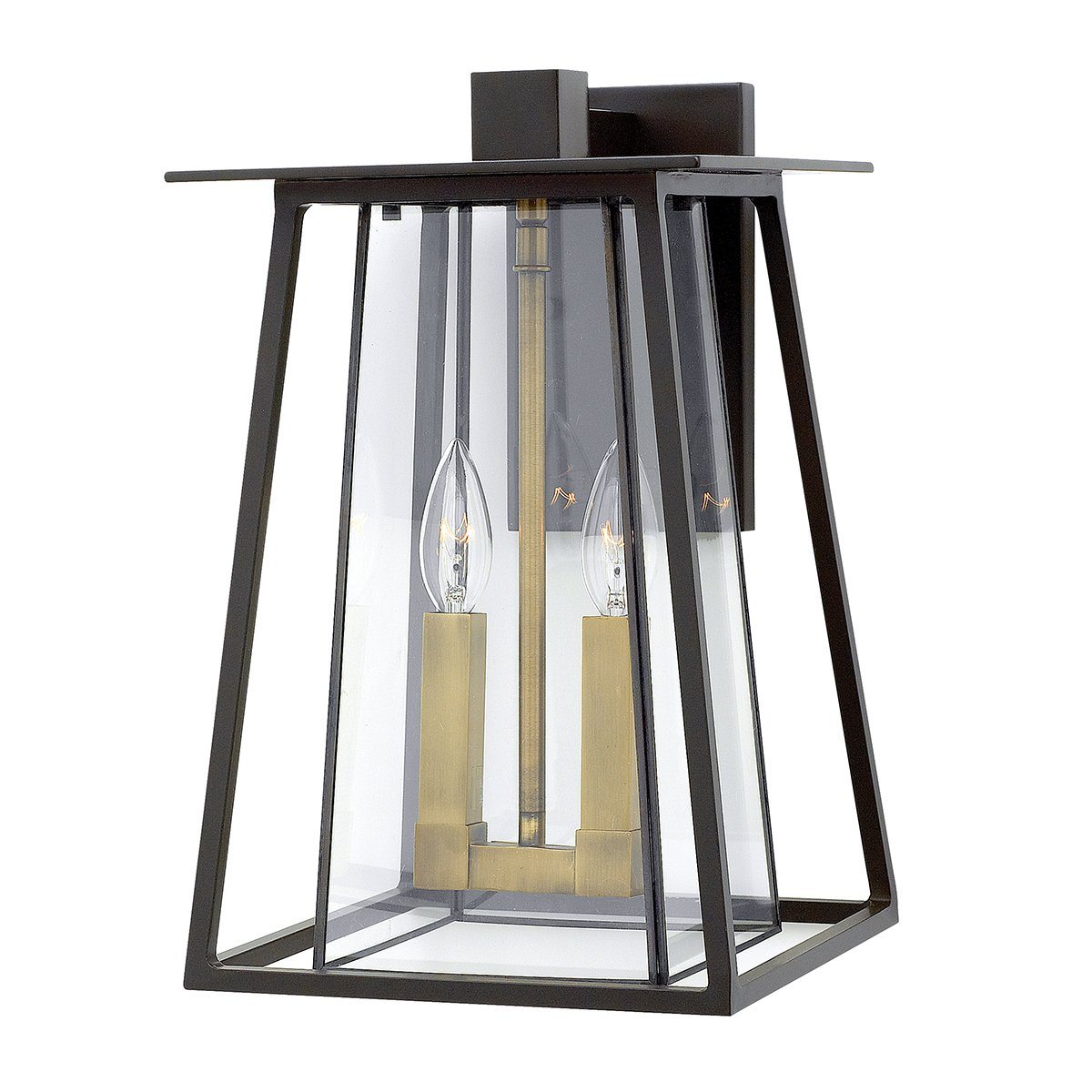 Walker Two Light Buckeye Bronze Large Wall Lantern