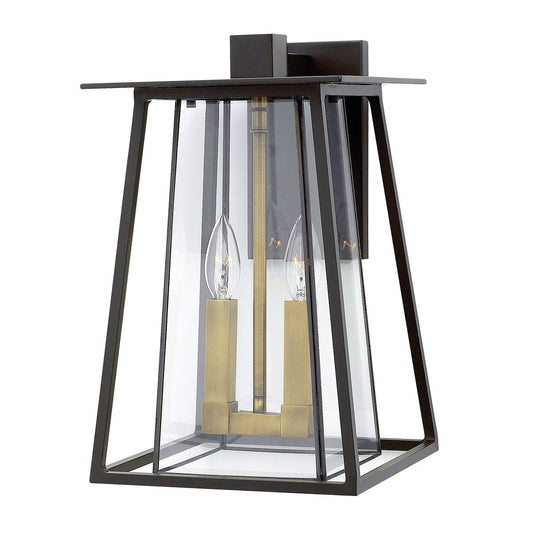 Walker Two Light Buckeye Bronze Large Wall Lantern