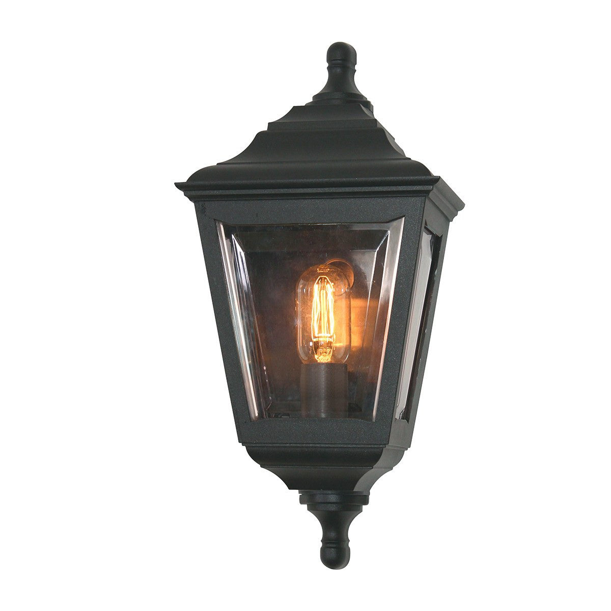 Kerry Flush Mount Clear Polycarbonate - London Lighting - 1
