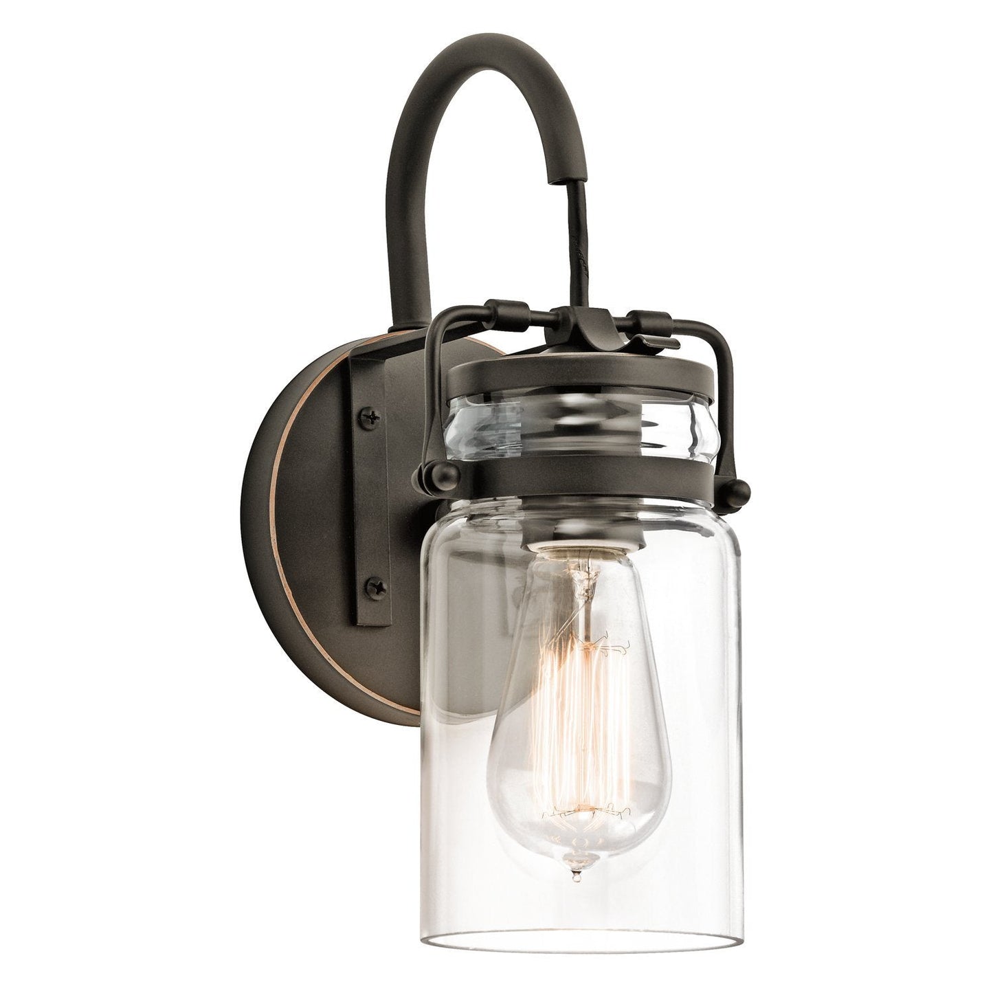 Brinley One Light Olde Bronze Wall Light