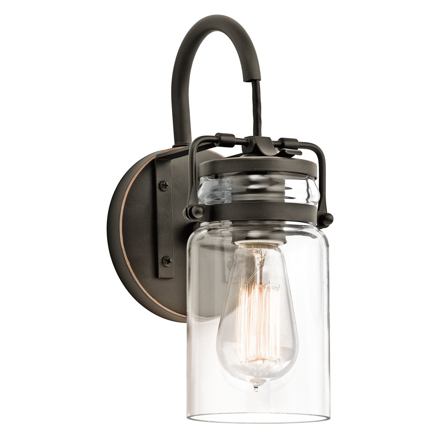 Brinley One Light Olde Bronze Wall Light