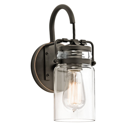 Brinley One Light Olde Bronze Wall Light