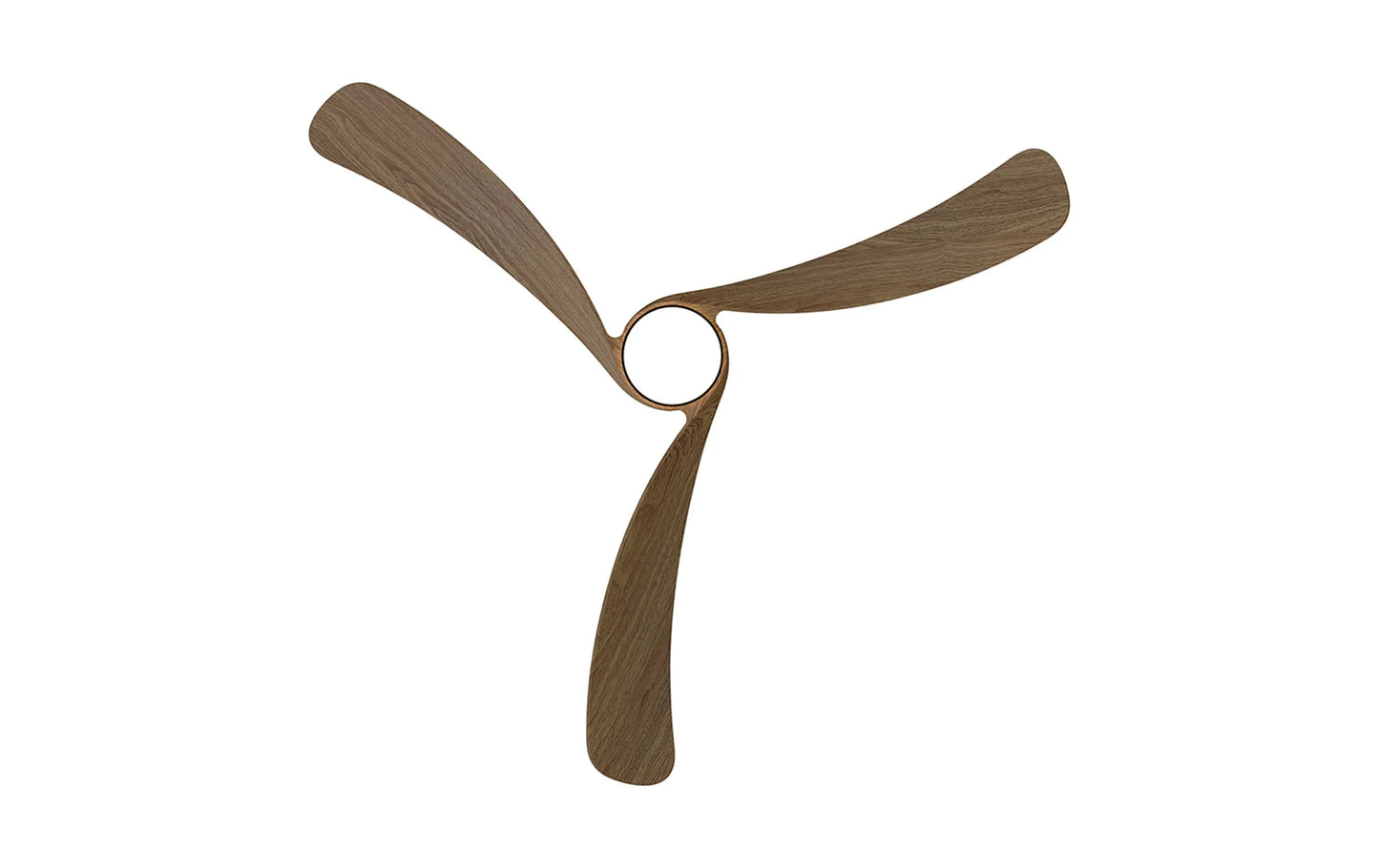 COL 120cm Ceiling Fan in Black with Walnut Wood Blades - ID 14689