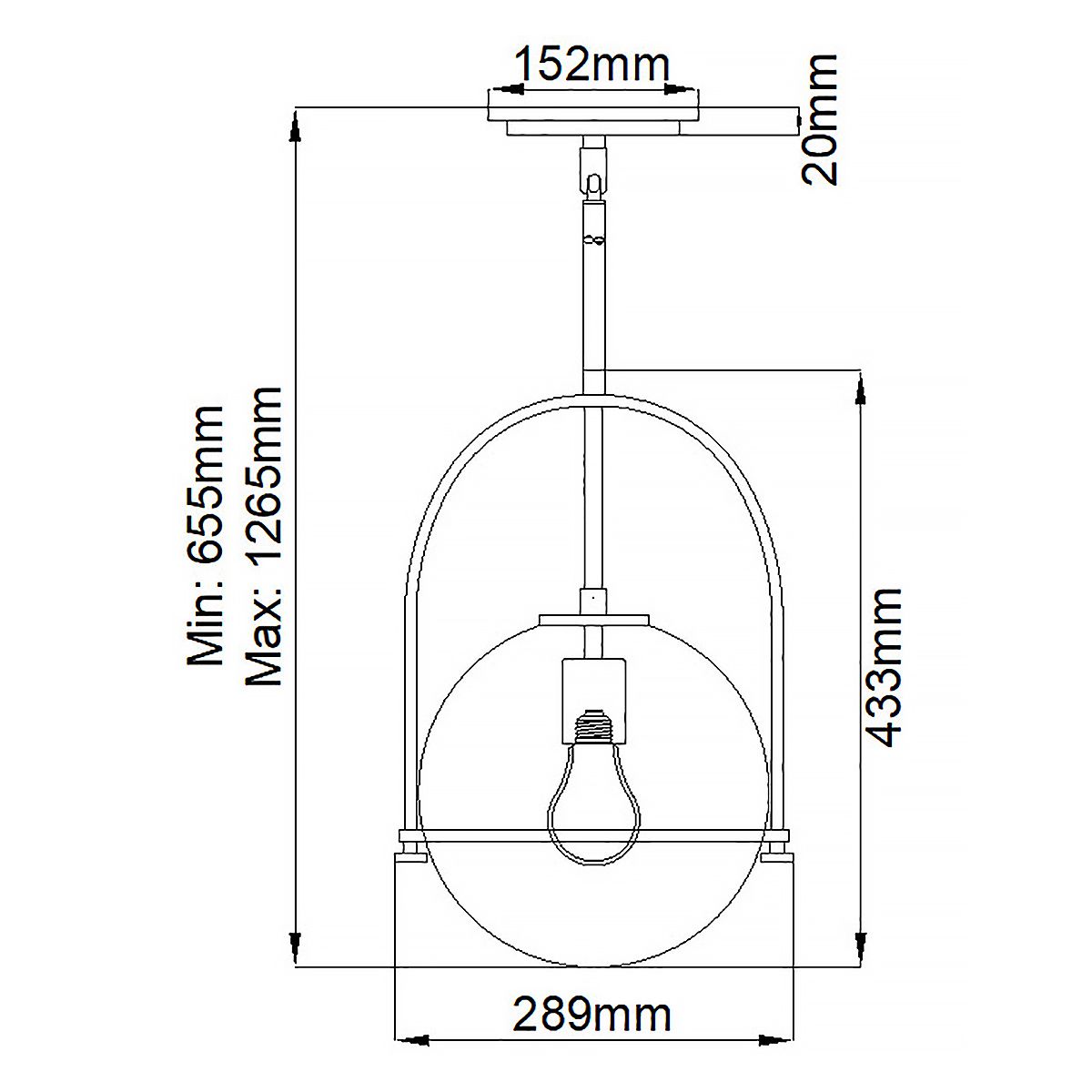 SOM 1 Light Pendant in Brushed Nickel with Opal Glass - ID 13662