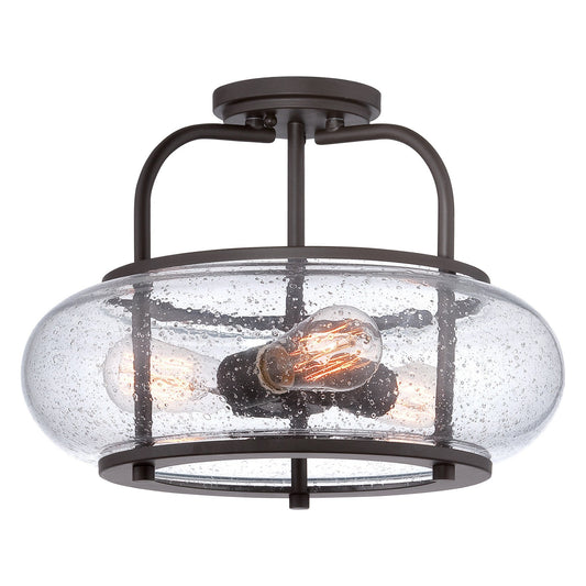 Quoizel Trilogy Medium Semi-Flush - London Lighting - 1