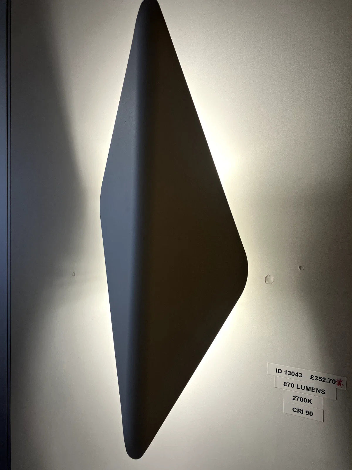 Grossmann KITO LED Two Lamp Wall Light in Matt White - ID 13043 - EX Display