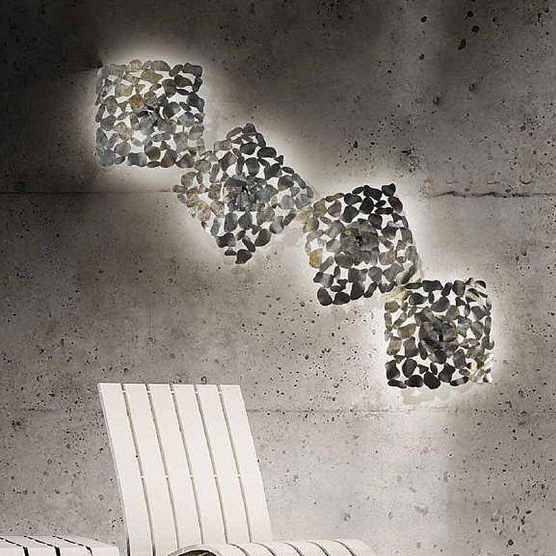 Twister Single Wall Light with Glass Diffuser