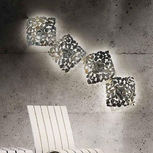 Twister Single Wall Light with Glass Diffuser